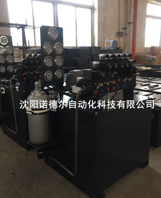 机床行业液压站实拍图