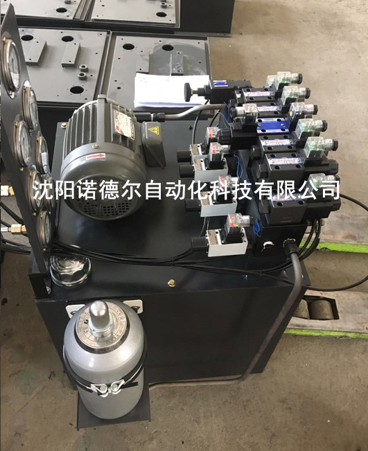 机床行业液压站实拍图