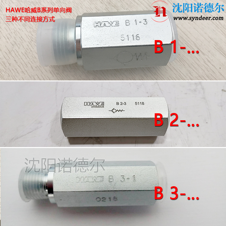 HAWE哈威b系列单向阀